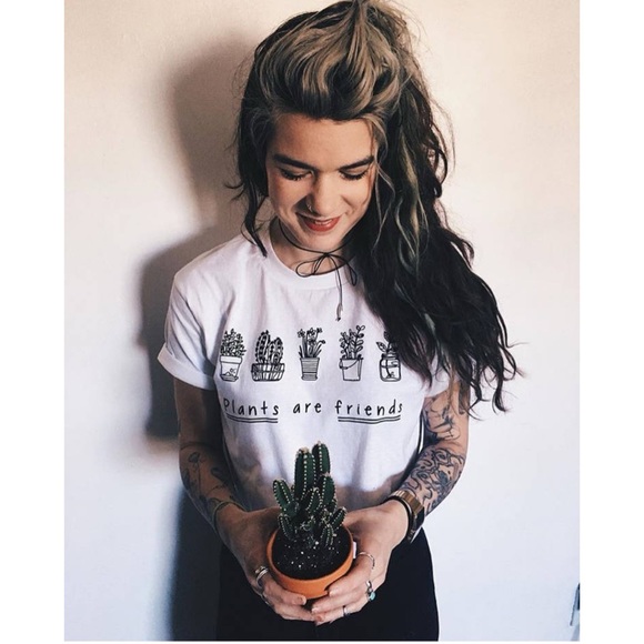 COPY - NWOT | 🪴Plants Are Friends Tee | Medium | Plant 🪴Lover Shirt | Gray - Picture 9 of 13